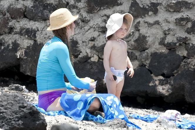 Nicole Kidman na plaży