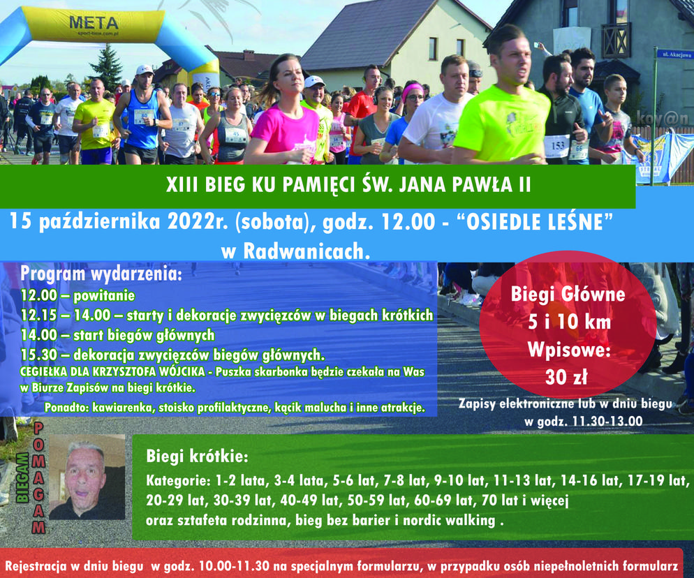 XIII Bieg ku pamięci św. Jana Pawła II