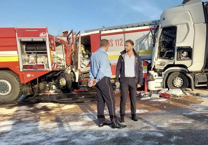 Tragedia na Słowacji. Polska ciężarówka wjechała w służby