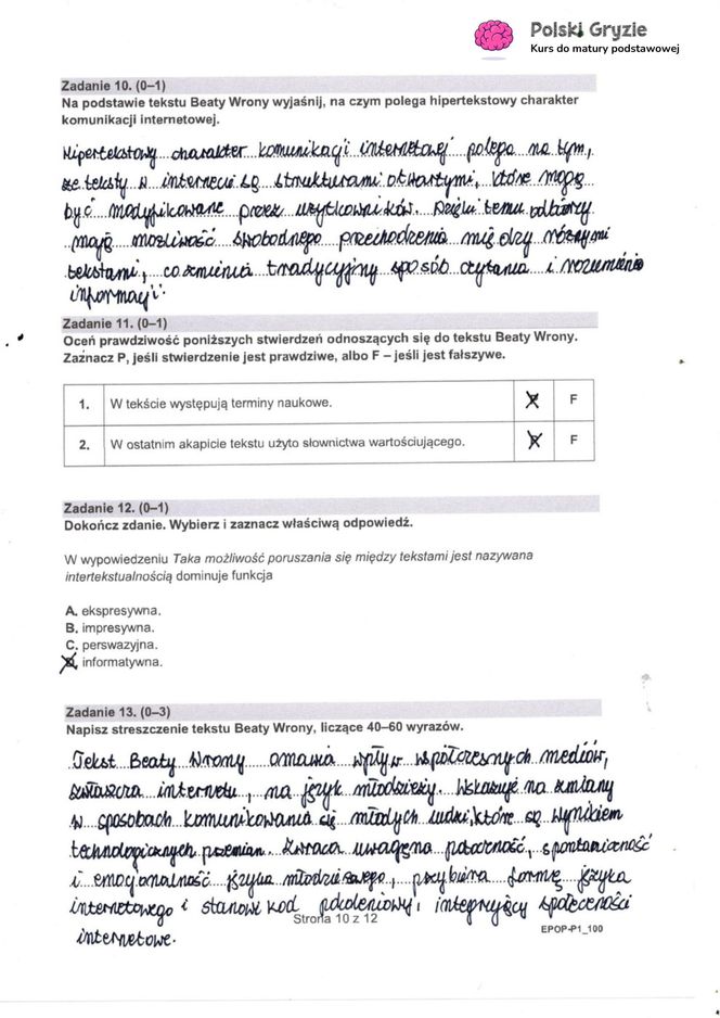 Matura 2025: polski 5.05.2025. Arkusze CKE i odpowiedzi. Poziom podstawowy 1 i 2 część [Formuła 2015]