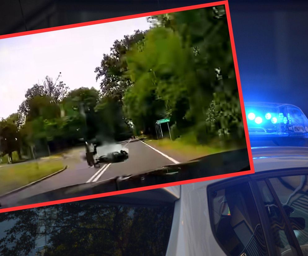 Dramatyczny wypadek motocyklisty w Grabowie. Stracił rękę, cztery osoby ranne