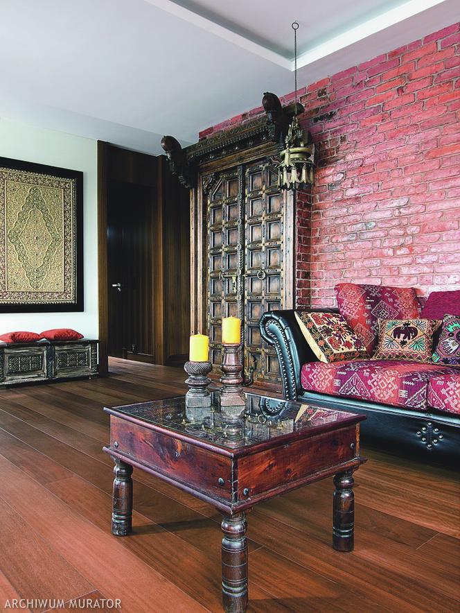 Orientalny salon w stylu indyjskim