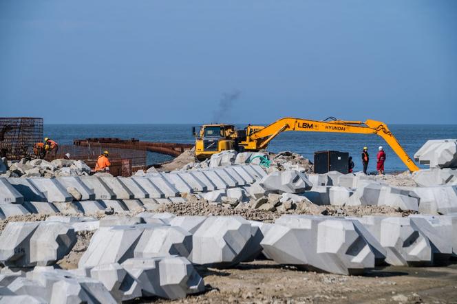 Minister infrastruktury odwiedził przekop Mierzei Wiślanej