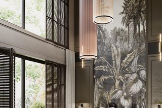 Nowoczesne wnętrza pod Warszawą w stylu modern classic, boho i japandi