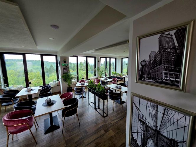 Kawiarnia Widokowa w Polańczyku Perła Bieszczadów.