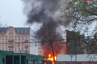 Pożar bazaru Różyckiego. To kolejny raz w ostatnich miesiącach