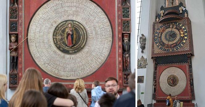 Zegar astronomiczny z XV wieku w Bazylice Mariackiej