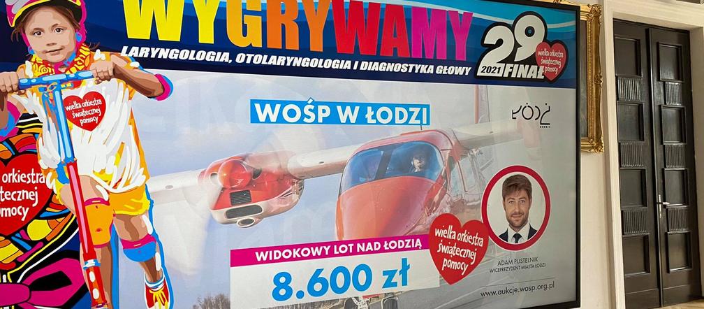 WOŚP w Łodzi. Ile wylicytowały władze miasta?