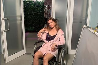 M jak miłość na planie. Franka (Dominika Kachlik) w szpitalu