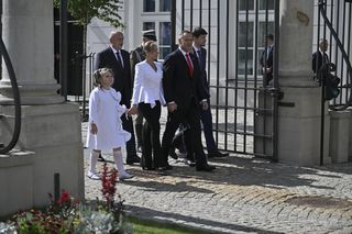  Kasia Nawrocka na biało czekała na rodziców 