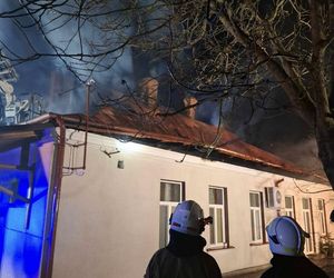 Pożar plebanii w Jaworniku Polskim