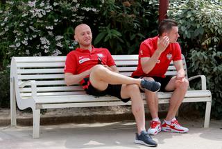 Michał Pazdan, Krzysztof Mączyński, spacer, La Baule, Euro 2016