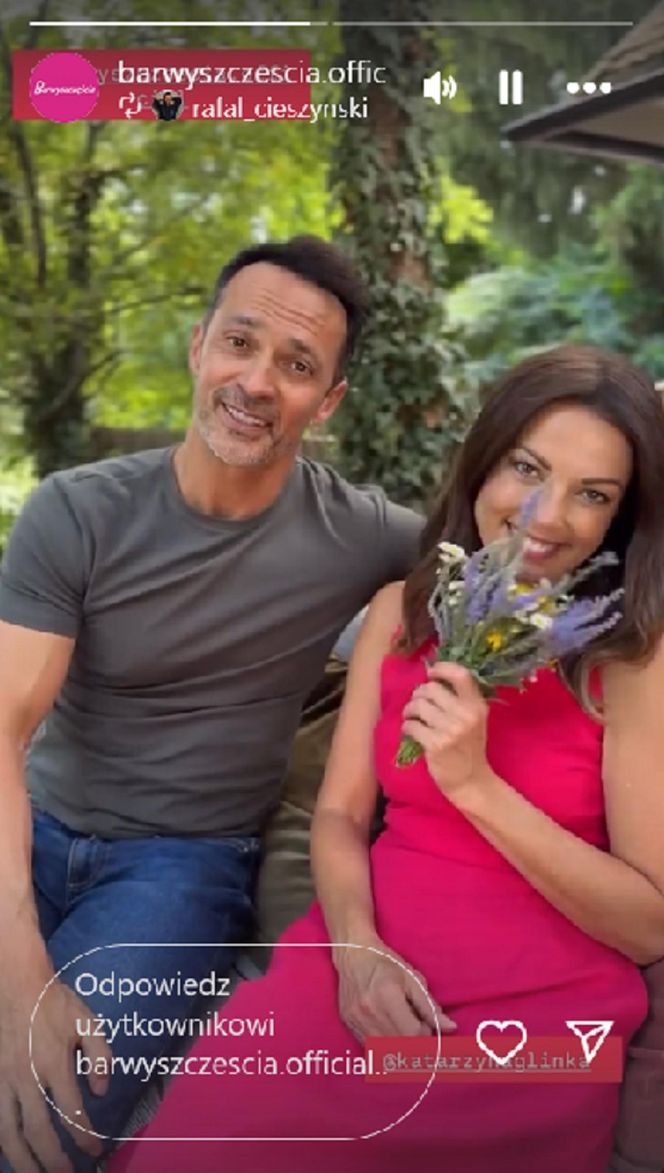 Barwy szczęścia. Rafał Cieszyński (Mariusz), Katarzyna Glinka (Kasia)