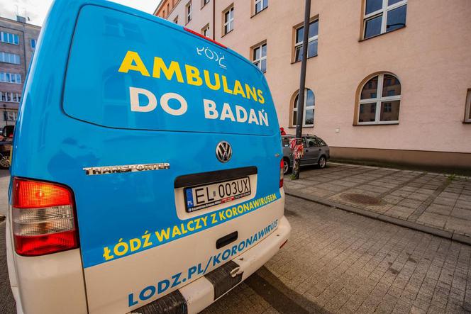 Po Łodzi będzie jeździć ambulans pobierający próbki do testów na koronawirusa