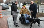 Protest osób z niepełnosprawnościami w Warszawie (3.12.2024)