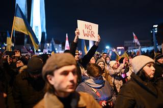 Solidarni z Ukrainą. Wielki wiec w Gdańsku