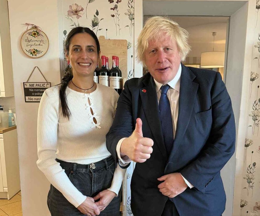 Boris Johnson wpadł na obiad do polskiej restauracji. Jeszcze tu powróci z żoną