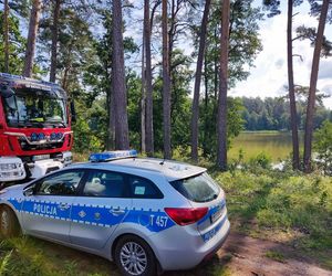 Tragiczny finał wędkowania na jeziorze Omulew
