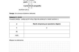 Matura próbna 2021: Informatyka [POZIOM ROZSZERZONY] ARKUSZE CKE cz. 1