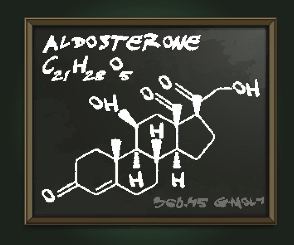 Aldosteron to hormon zaliczany do mineralokortykosteroidów produkowanych przez warstwę kłębkowatą nadnerczy.