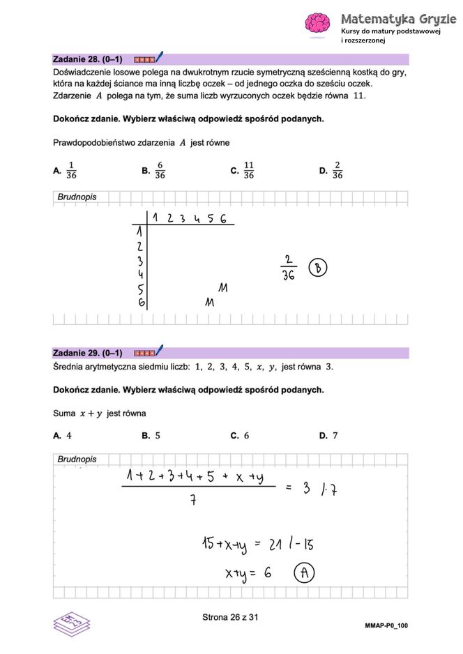 Matura 2025 - matematyka