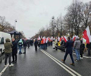 Protest plantatorów tytoniu w Warszawie (3.11.2025)