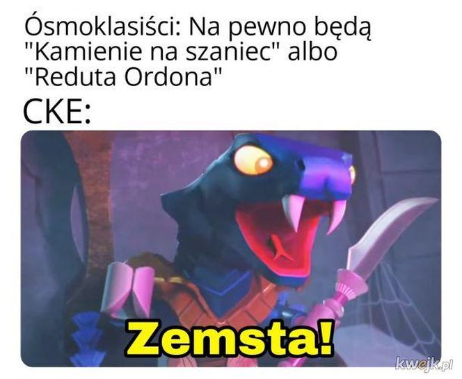 Egzamin ósmoklasisty 2025 r. - memy