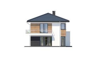 Projekt domu Wzorcowy - wariant I od Muratora - wizualizacje, plany, rysunki