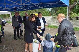 Akcja profilaktyczna Bezpieczny przejazd w Koszewnicy w gminie Kotuń w 2021 roku