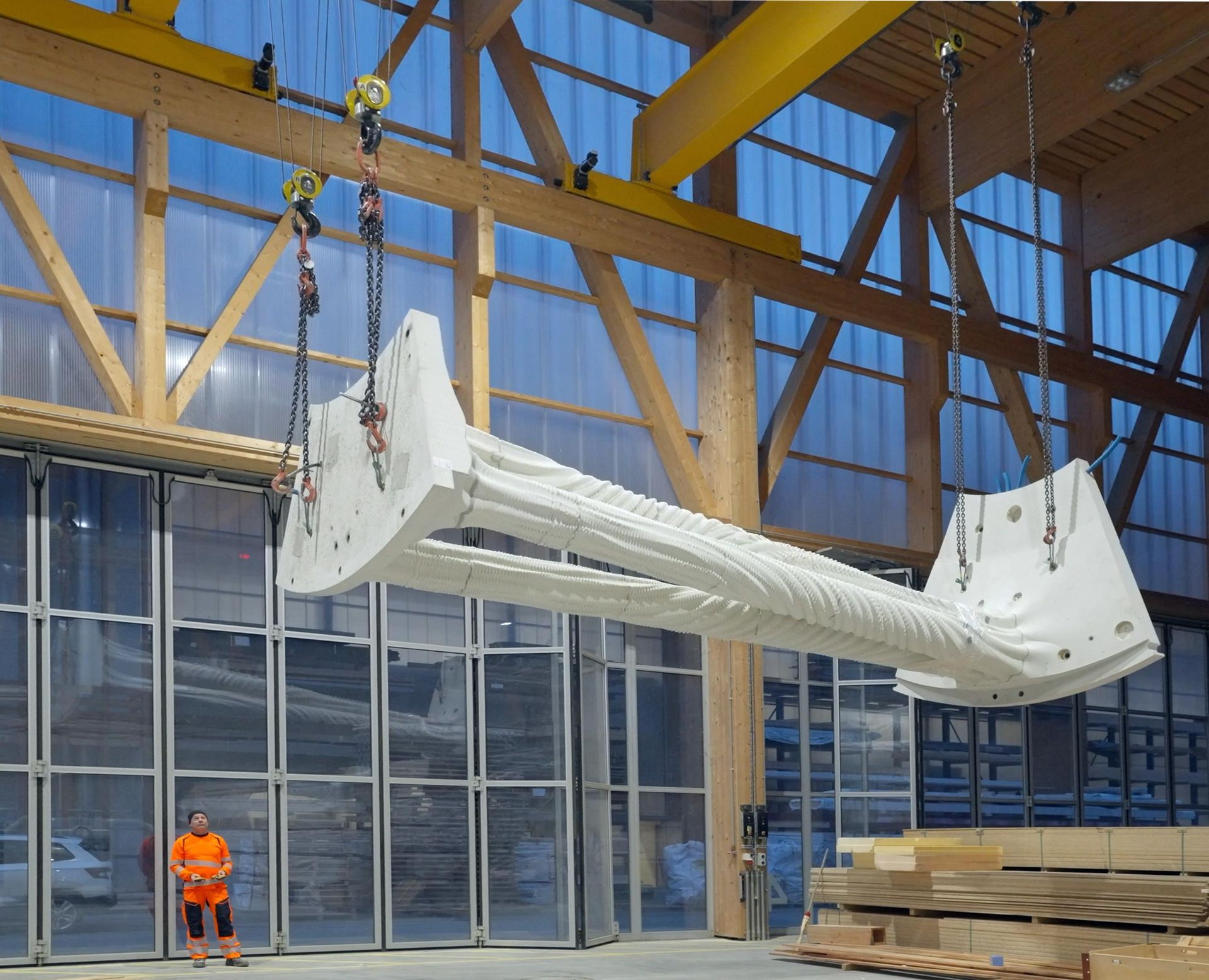 White Tower - ETH Zurich, 3D printed tower