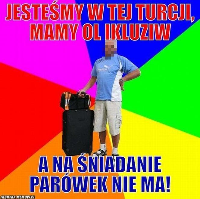 Wakacje all inclusive. Oto najlepsze memy tego lata!