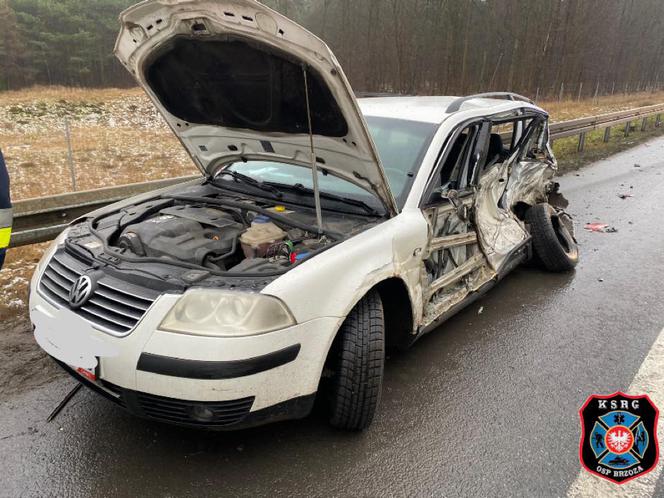 Wypadek na DK 25 pod Bydgoszczy! Kilka osób rannych, w tym dziecko [ZDJĘCIA]