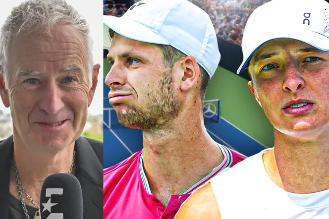 John McEnroe szczerze o Idze Świątek i Hubercie Hurkaczu przed US Open! Wymowne słowa legendy! [WYWIAD]