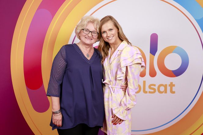  Agnieszka Kaczorowska z mamą w "Halo, tu Polsat"