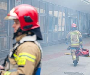 Akcja strażaków w centrum Poznania