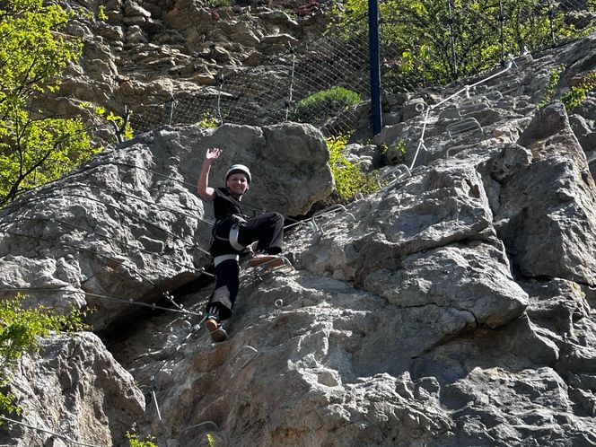 Na Kadzielni powstała pierwsza w Polsce Via Ferrata