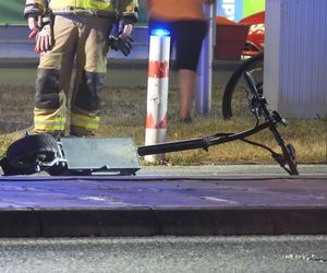 Błonie. Wjechali hulajnogą elektryczną prosto pod tira. Nie mieli szans, zaginęli na miejscu