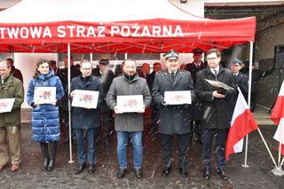 Przekazanie samochodów pożarniczych dla PSP w Iławie oraz OSP Iława, OSP Gromoty