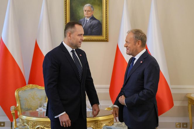 Spotkanie prezydenta Karola Nawrockiego z premierem Donaldem Tuskiem