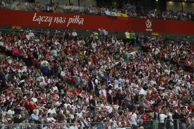 Kibice na meczu Polska - Turcja