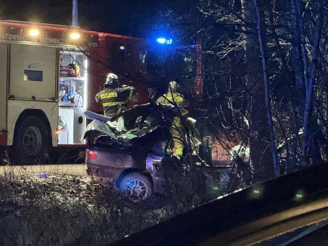 Śmiertelny wypadek pod Warszawą. Jedna osoba nie żyje, trzy ranne. Byli pod wpływem