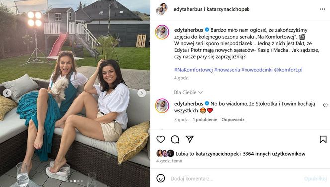 Katarzyna Cichopek i Edyta Herbuś