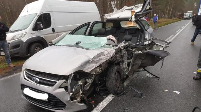 Wypadek na drodze wojewódzkiej nr 201