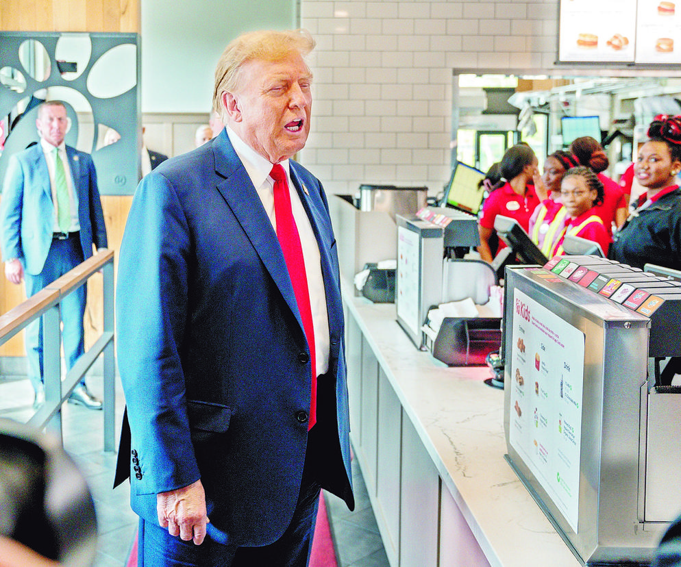 Trump kusił wyborców koktajlami