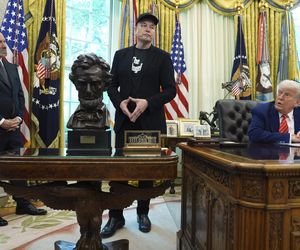 Elon Musk w Białym Domu z podbitym okiem 