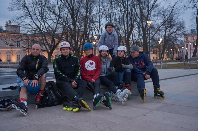 Rowerzyści i rolkarze razem! Referendalna Masa Krytyczna