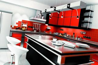 Fronty kuchenne - czerwona kuchnia