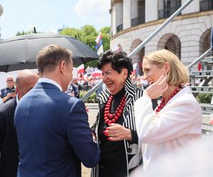 Senyszyn przekazała korale Trzaskowskiej