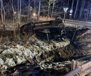 Groźny wypadek w Pyskowicach. Trzy osoby trafiły do szpitala