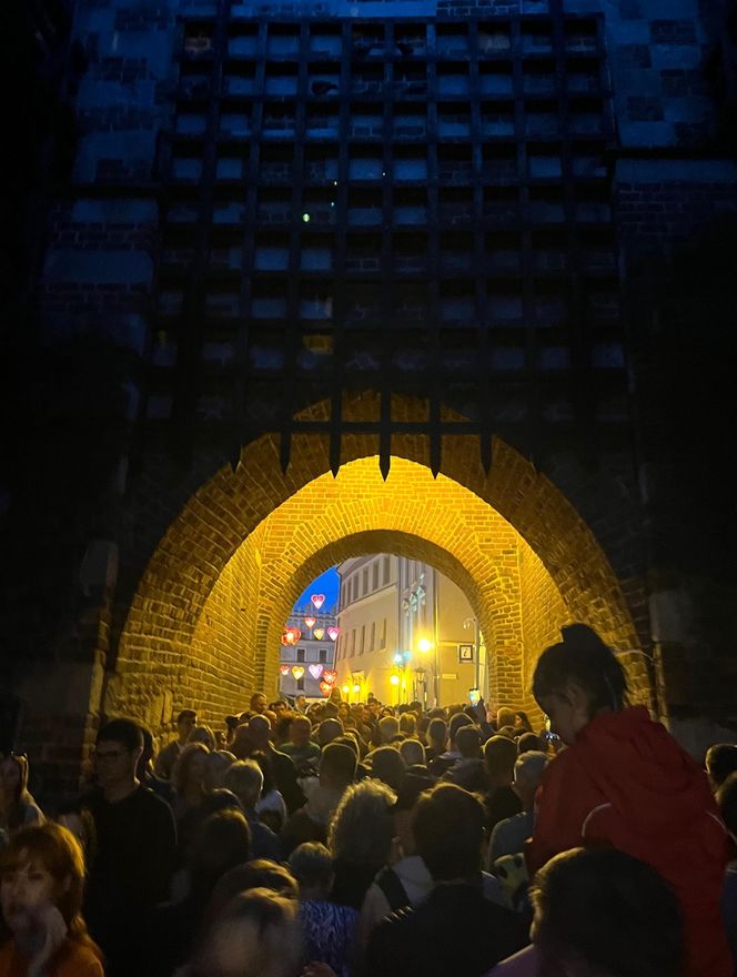 Nocy Kultury w Lublinie. Deszcz nikomu nie przeszkadzał